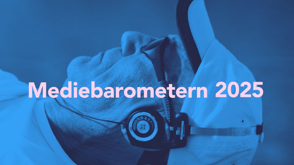 Omslag Mediebarometern 2025