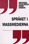 Bokomslag: En antologi från NORDICOM-Sverige