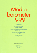 Boksomslag: Nordicom-Sveriges Mediebarometer 1999