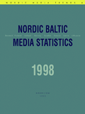 Book cover: Nordic Baltic Media Statistics 1998