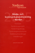 Omslag till Nordicom Information 27 (3).