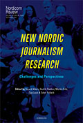 Cover of Nordicom Review 34 (Special Issue) 2013.