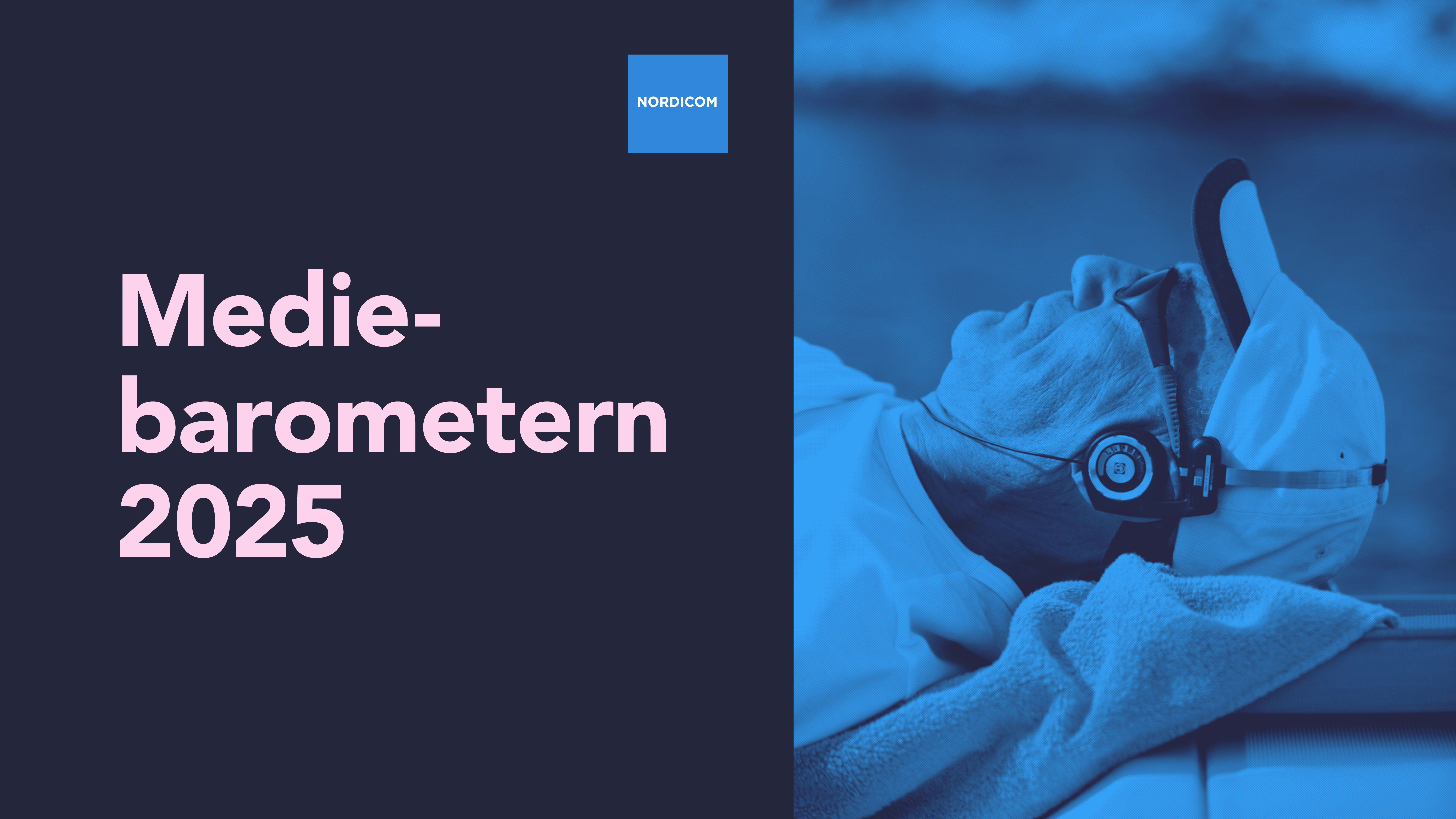 Omslag Mediebarometern 2025