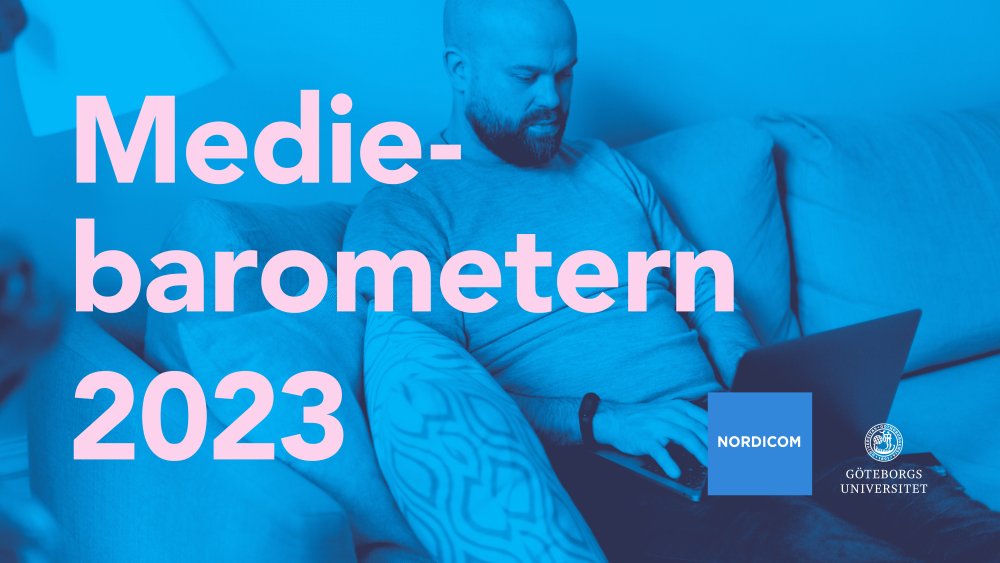 Mediebarometern 2023, omslag 