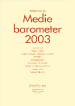 Boksomslag: Nordicom-Sveriges Mediebarometer 2003
