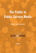 Book cover: The Public in Public Service Media