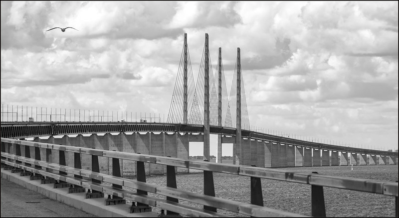 Öresundsbron mellan Sverige och Danmark
