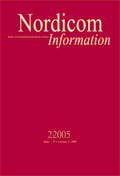 Omslag till Nordicom Information 27 (4).
