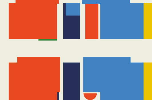 Mix of Nordic flags. 