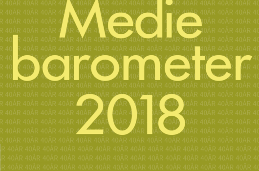 Banner for the Swedish Media Barometer 2018