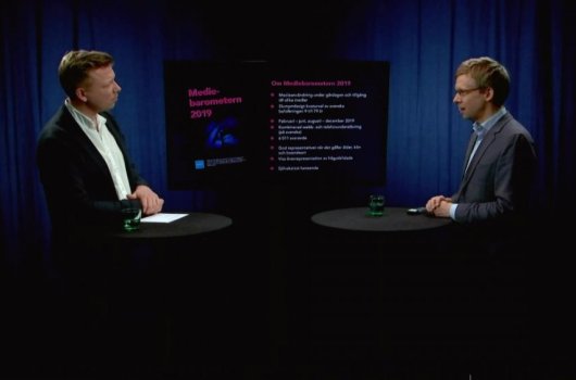 Bild från inspelning av webbinariet