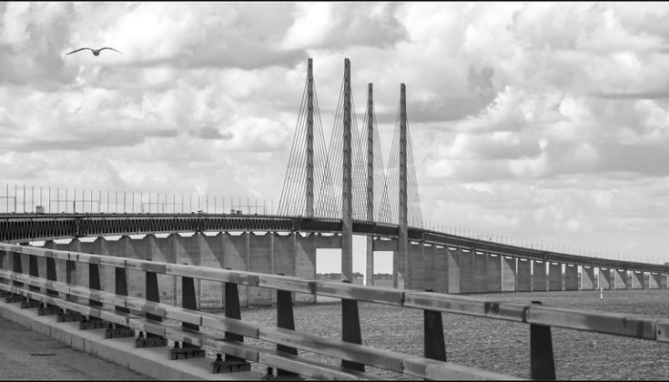 Öresundsbron mellan Sverige och Danmark