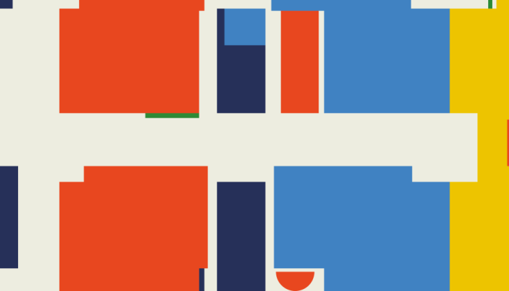A mix of the Nordic flags.