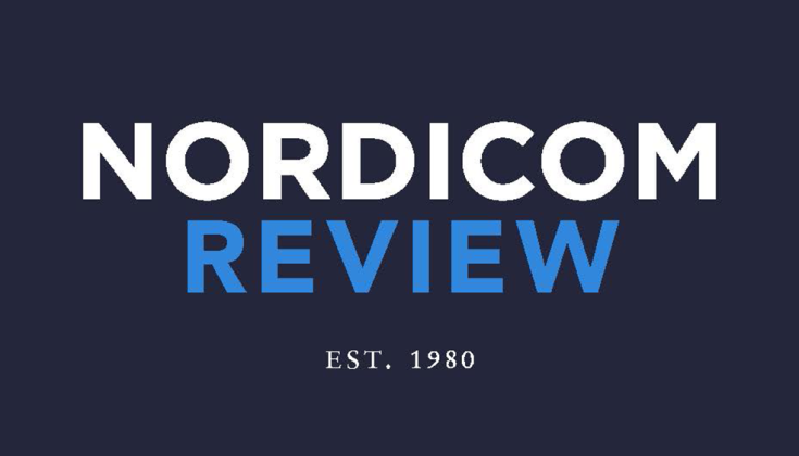 The logotype of Nordicom Review.